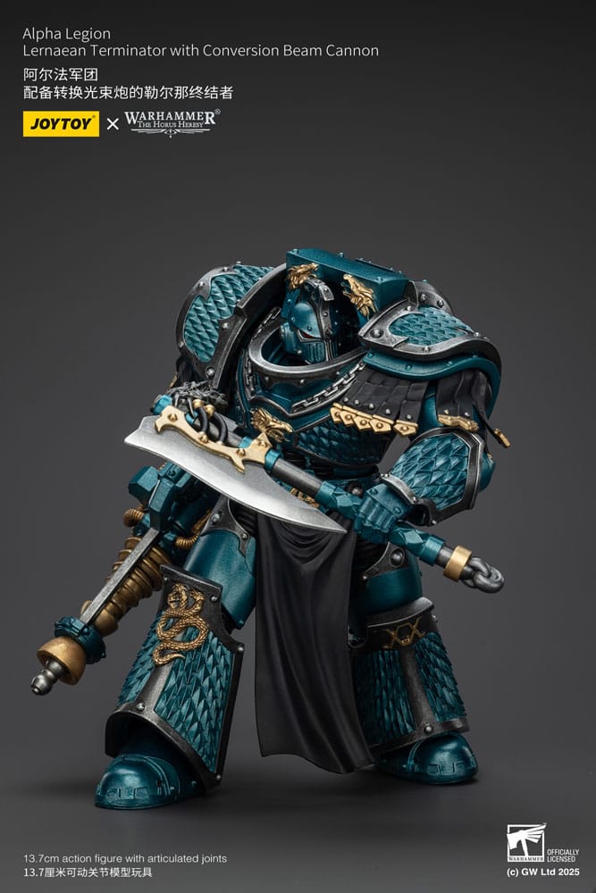 Warhammer The Horus Heresy figurine Alpha Legion Lernaean Terminator with Conversion Beam Cannon 20 cm