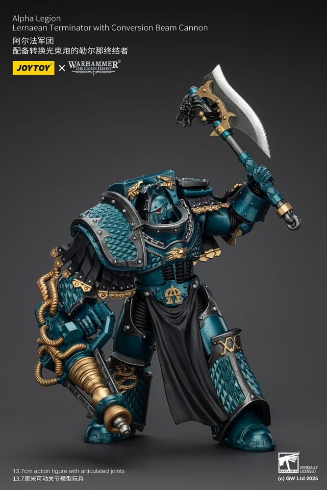 Warhammer The Horus Heresy figurine Alpha Legion Lernaean Terminator with Conversion Beam Cannon 20 cm