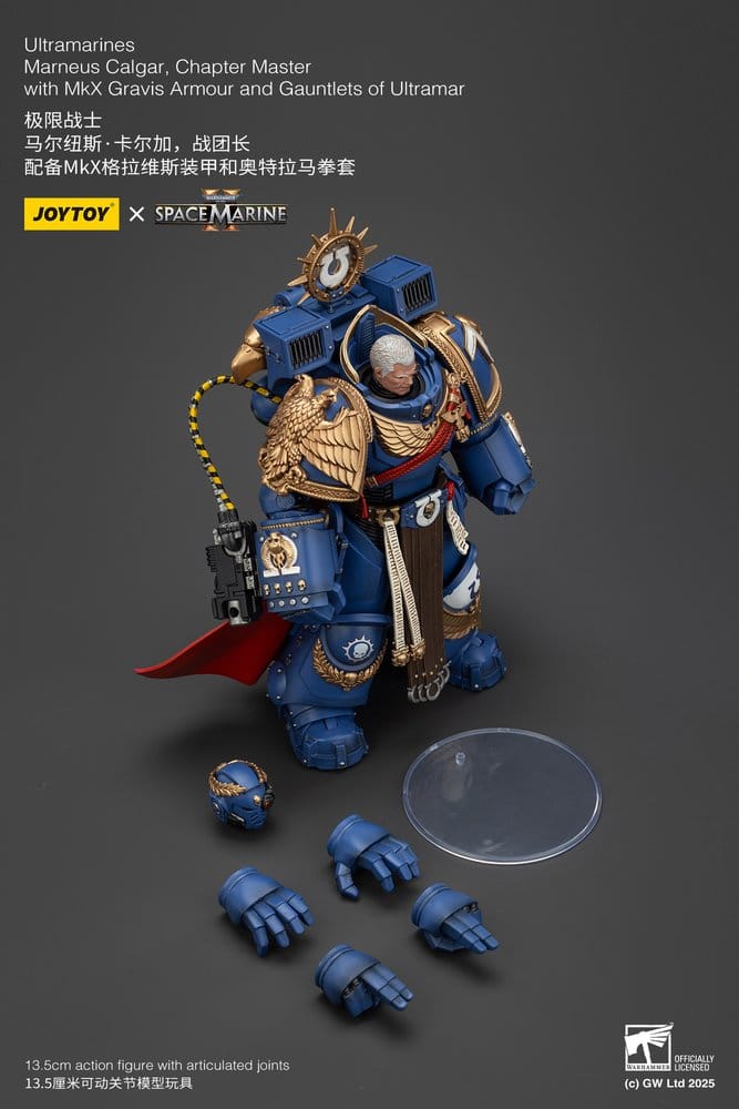 Warhammer 40,000 figurine Ultramarines Marneus Calgar, Chapter Master 14 cm