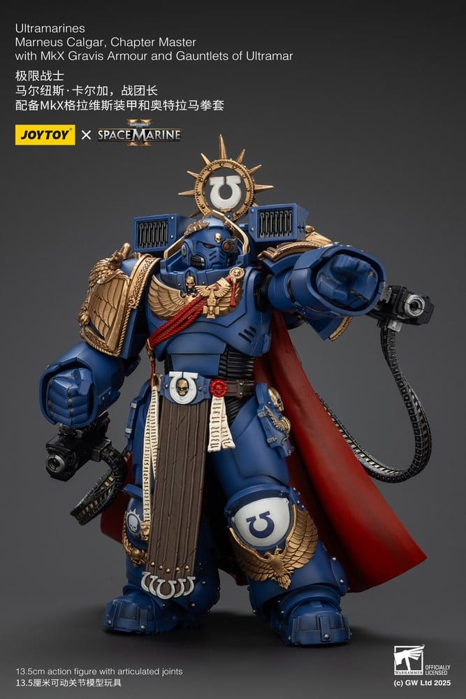 Warhammer 40,000 figurine Ultramarines Marneus Calgar, Chapter Master 14 cm