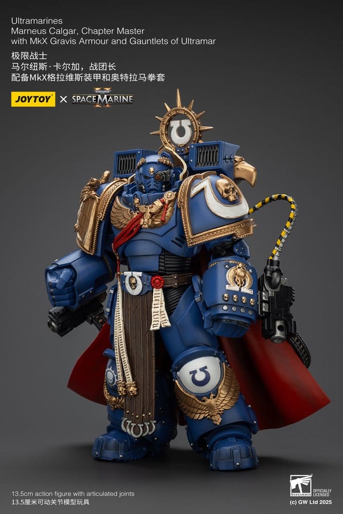 Warhammer 40,000 figurine Ultramarines Marneus Calgar, Chapter Master 14 cm