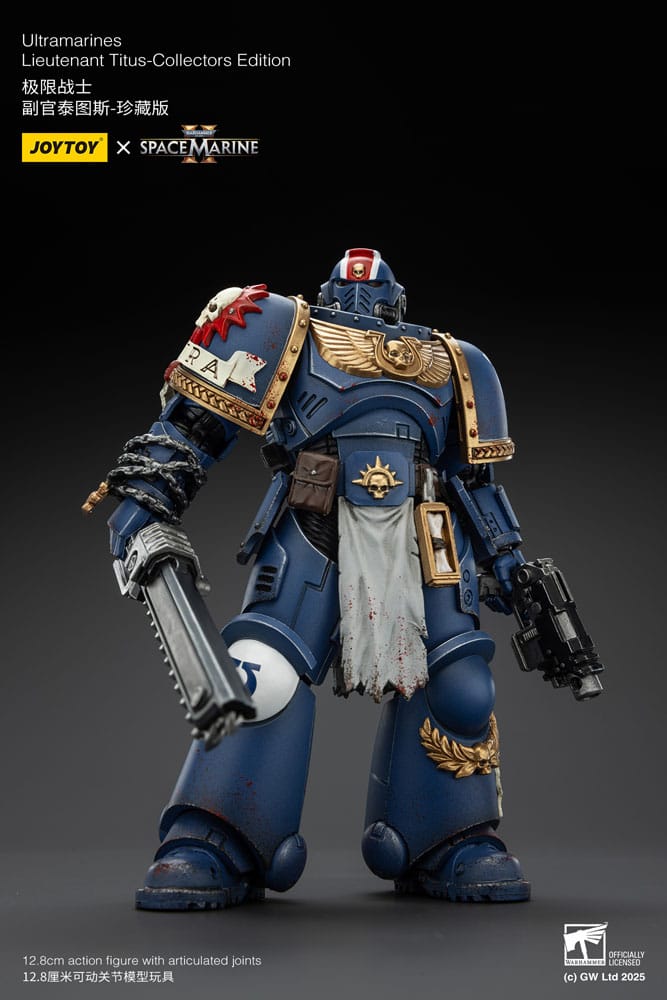 Warhammer 40,000: Space Marine 2 figurine Ultramarines Lieutenant Titus Collectors Edition 13 cm