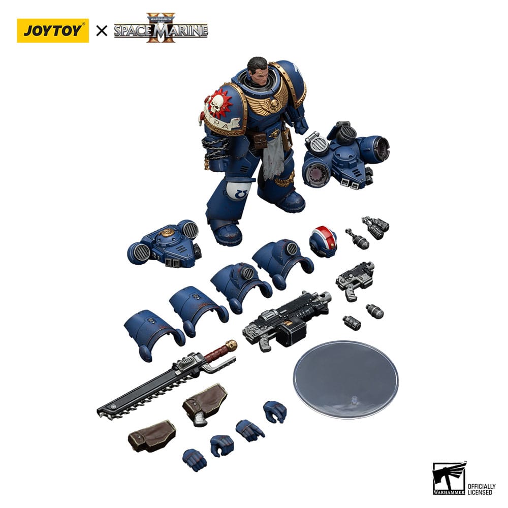 Warhammer 40,000: Space Marine 2 figurine Ultramarines Lieutenant Titus Collectors Edition 13 cm