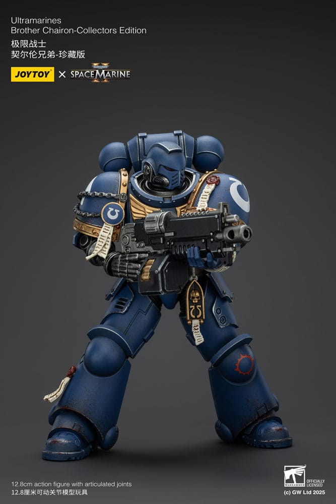 Warhammer 40,000: Space Marine 2 figurine Ultramarines Brother Chairon Collectors Edition 13 cm