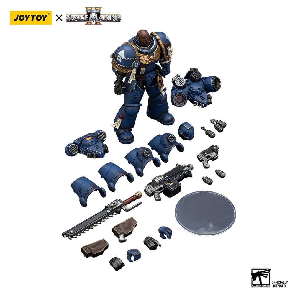 Warhammer 40,000: Space Marine 2 figurine Ultramarines Brother Chairon Collectors Edition 13 cm