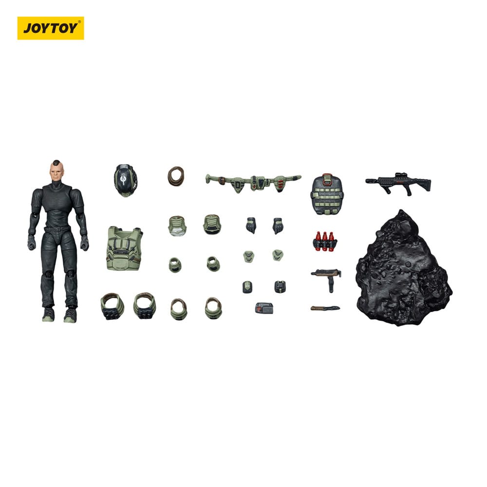Steel Ride Corps Dark Source figurine Assaulter Marco 7 cm