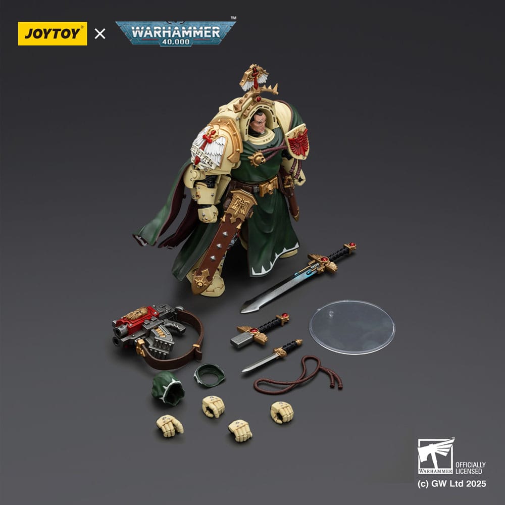 Warhammer 40,000: Dark Angels figurine Belial Grand Master of The Deathwing With the Sword of Silence and Storm Bolter 14 cm