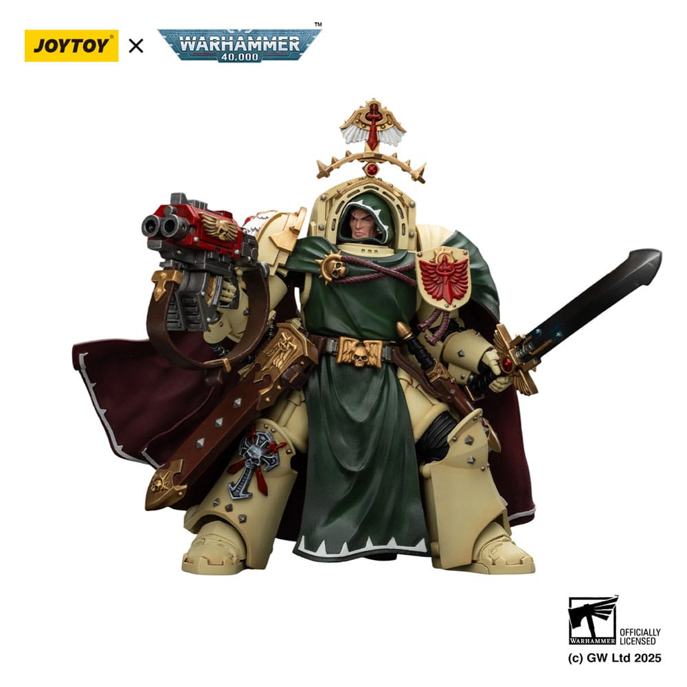 Warhammer 40,000: Dark Angels figurine Belial Grand Master of The Deathwing With the Sword of Silence and Storm Bolter 14 cm