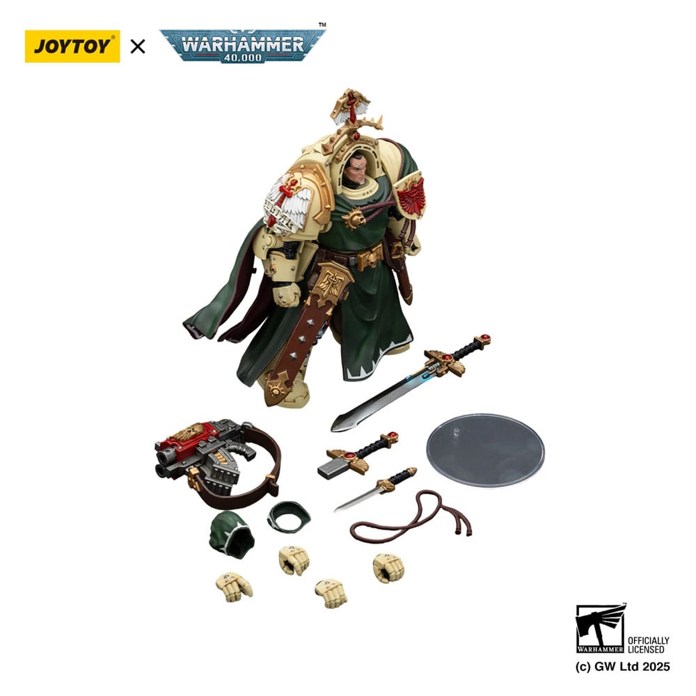 Warhammer 40,000: Dark Angels figurine Belial Grand Master of The Deathwing With the Sword of Silence and Storm Bolter 14 cm