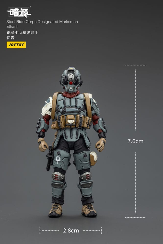 Steel Ride Corps Dark Source figurine Designated Marksman Ethan 7 cm