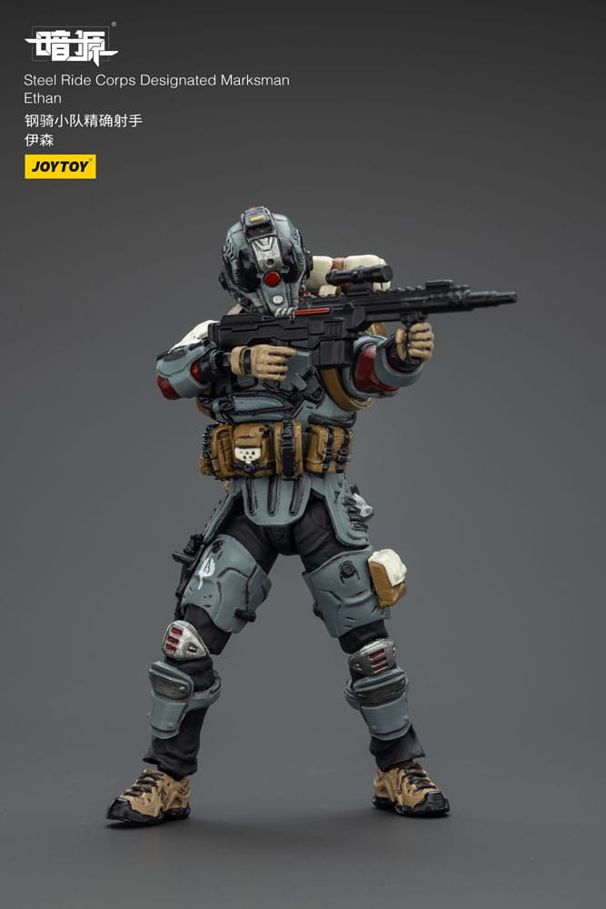 Steel Ride Corps Dark Source figurine Designated Marksman Ethan 7 cm