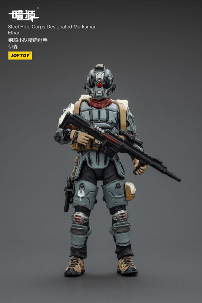 Steel Ride Corps Dark Source figurine Designated Marksman Ethan 7 cm
