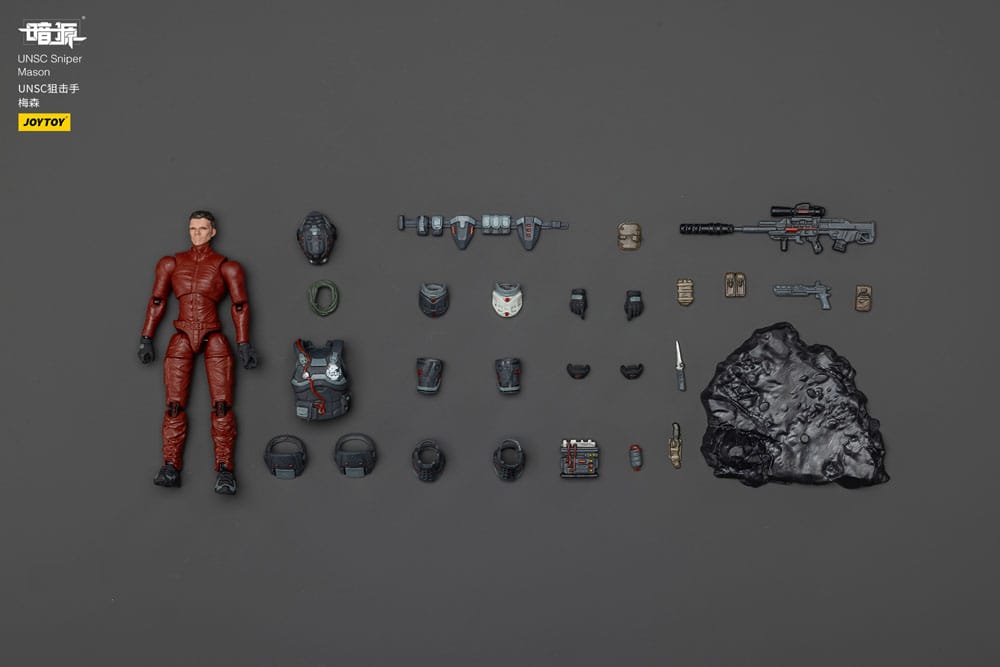 UNSC Dark Source figurine Sniper Mason 7 cm