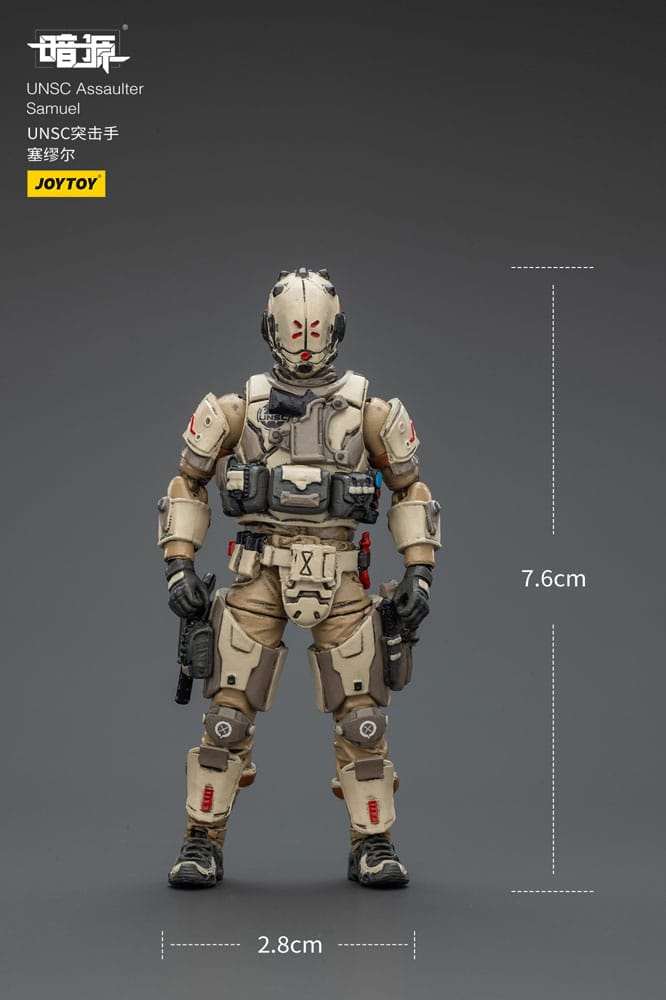 UNSC Dark Source figurine Assaulter Samuel 7 cm