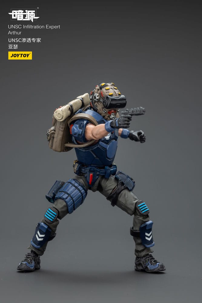 UNSC Dark Source figurine Infiltration Expert Arthur 7 cm