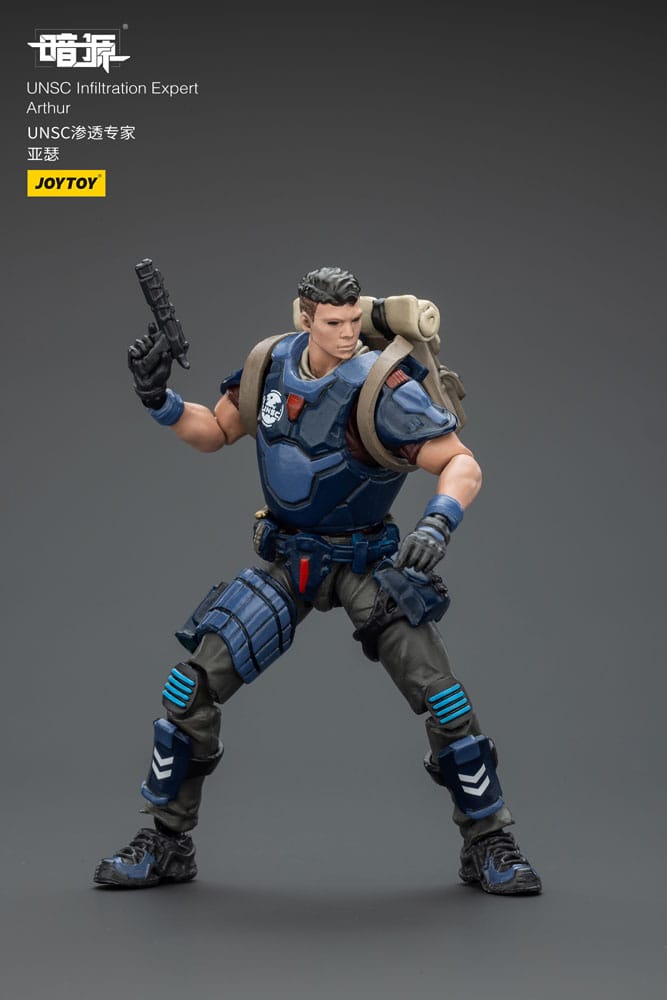 UNSC Dark Source figurine Infiltration Expert Arthur 7 cm