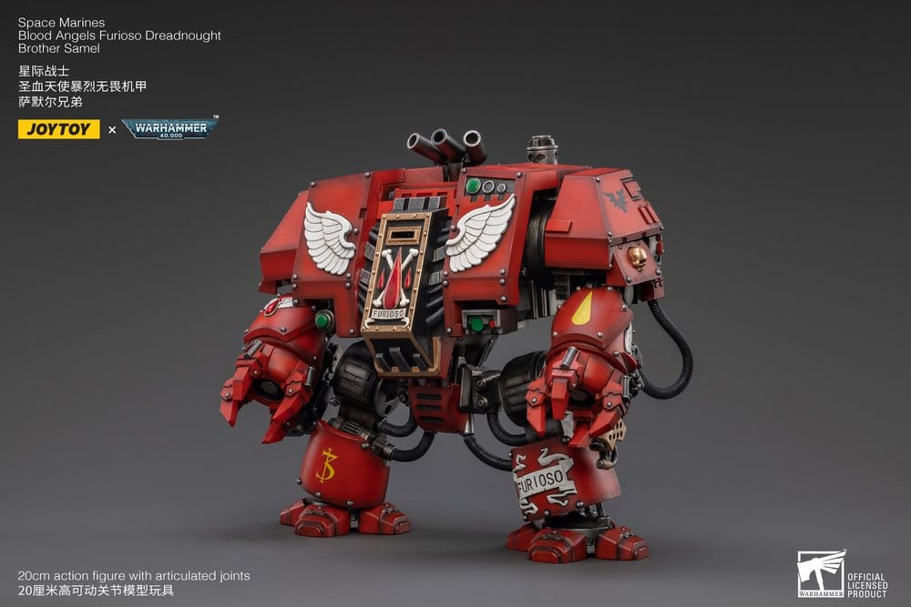 Warhammer 40,000 figurine Blood Angels Furioso Dreadnought Brother Samel 20 cm