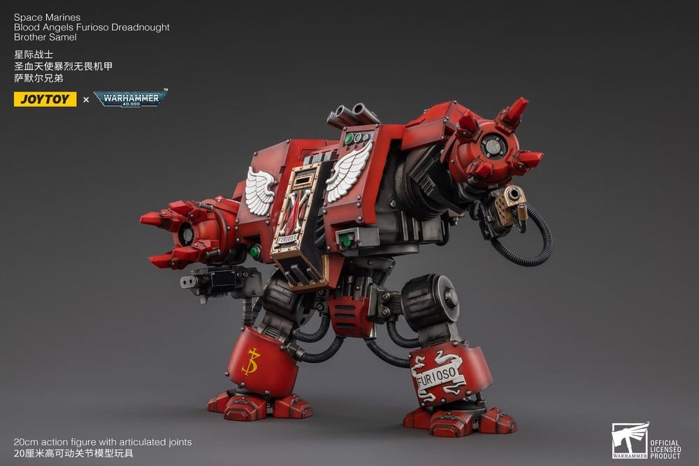 Warhammer 40,000 figurine Blood Angels Furioso Dreadnought Brother Samel 20 cm