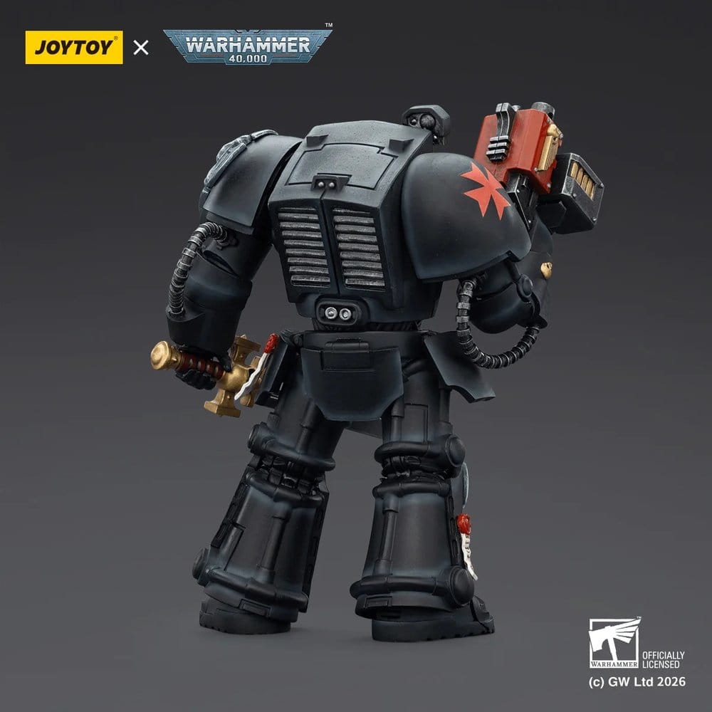 Warhammer 40,000 figurine Black Templars Terminator 1 with Power Sword and Storm Bolter 14 cm