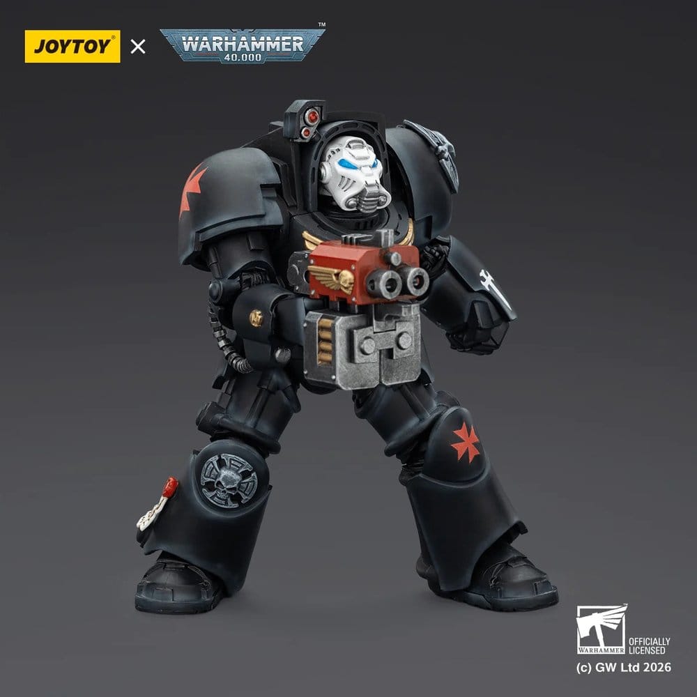 Warhammer 40,000 figurine Black Templars Terminator 2 with Power Fist and Storm Bolter 14 cm
