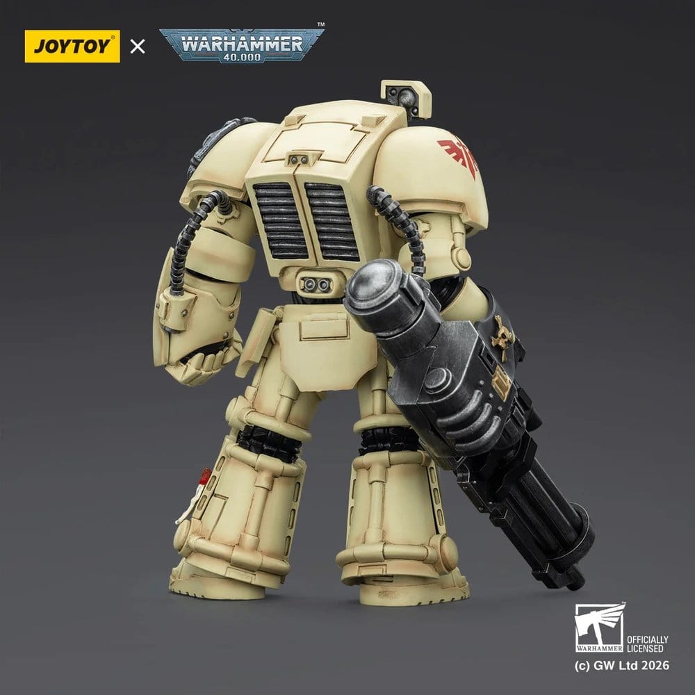 Warhammer 40,000 figurine Dark Angels Deathwing Terminator 3 with Power Fist and Assault Cannon 14 cm