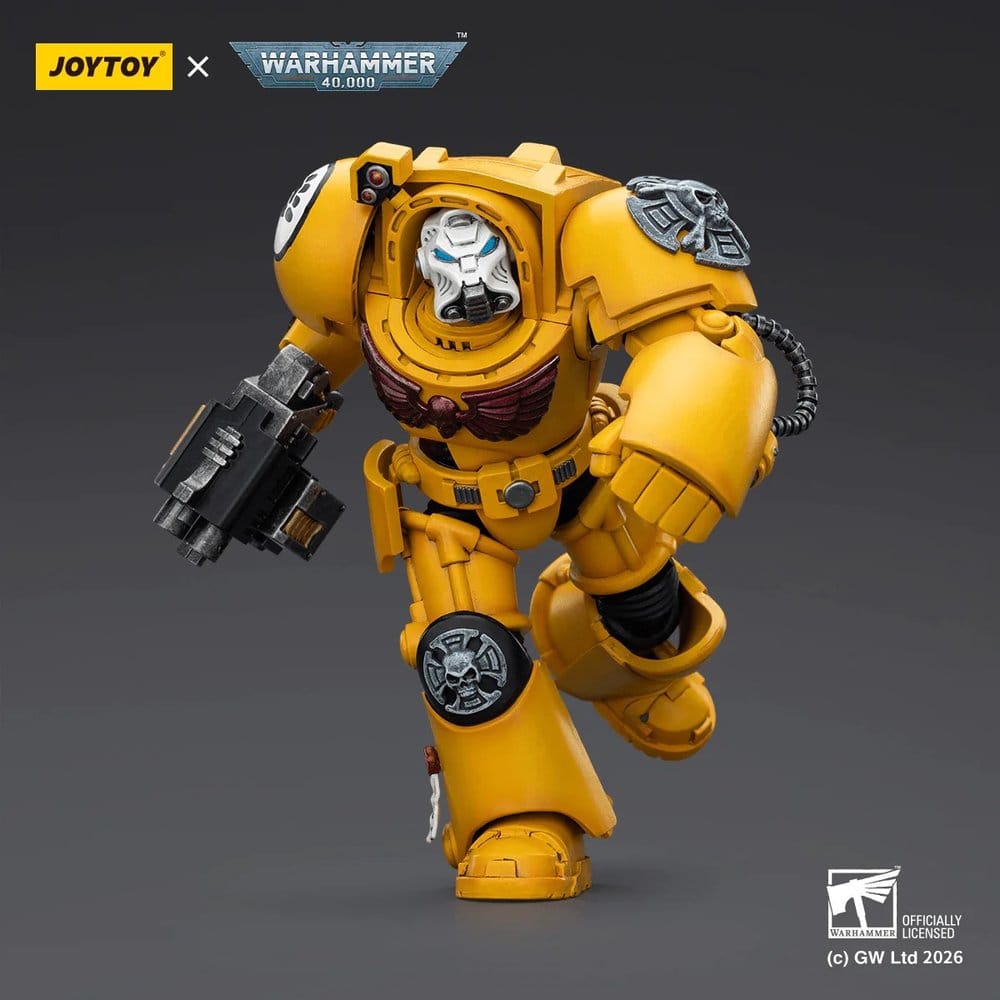 Warhammer 40,000 figurine Imperial Fists Terminator 2 with Power Fist and Storm Bolter 14 cm