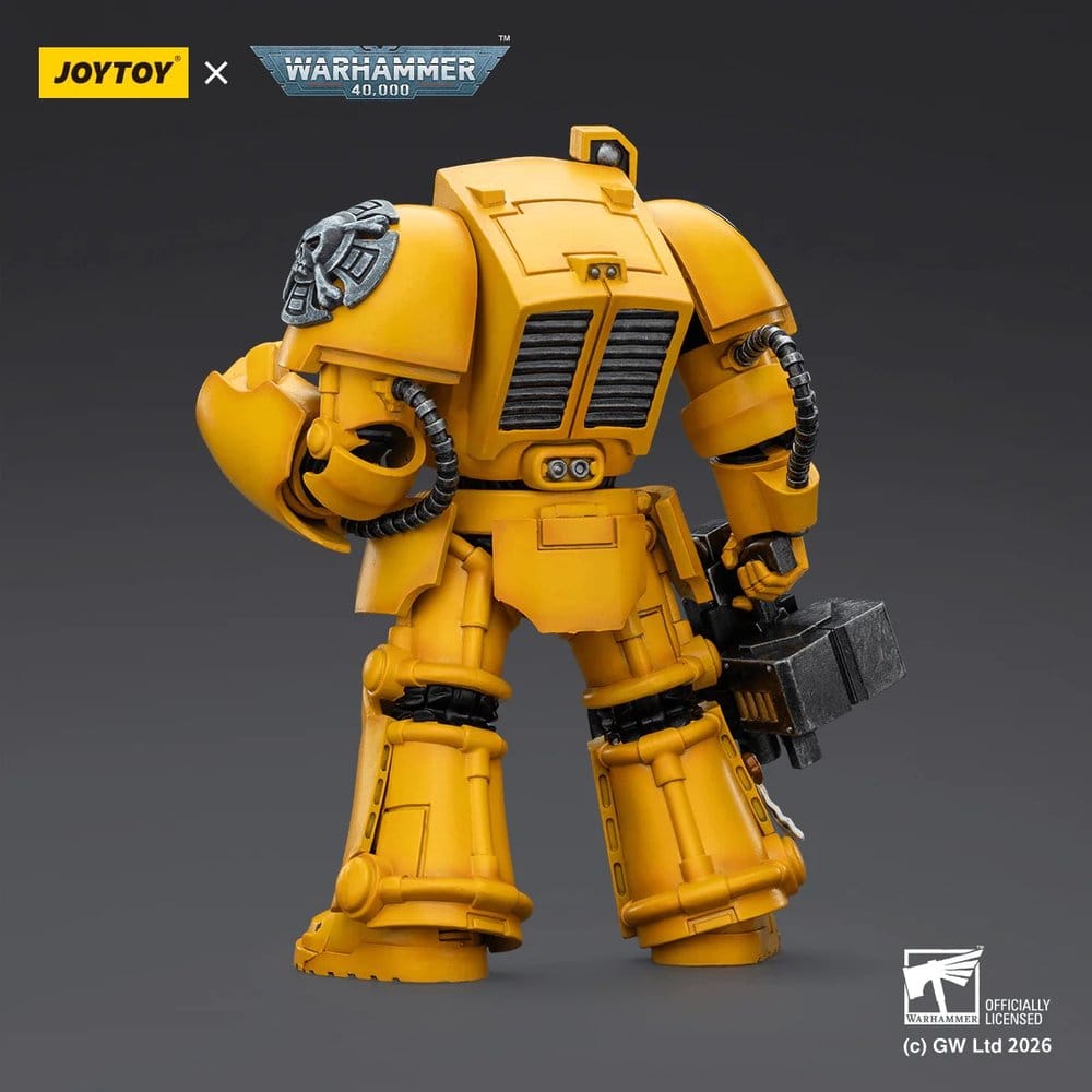 Warhammer 40,000 figurine Imperial Fists Terminator 2 with Power Fist and Storm Bolter 14 cm