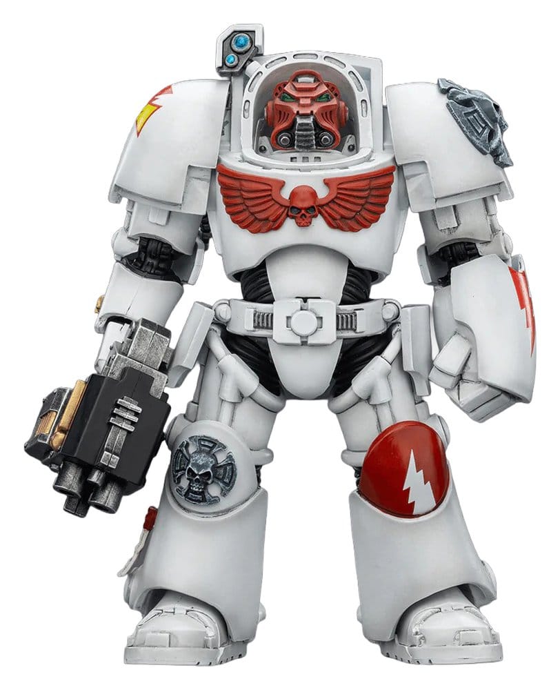 Warhammer 40,000 figurine White Scars Terminator 2 with Power Fist and Storm Bolter 14 cm