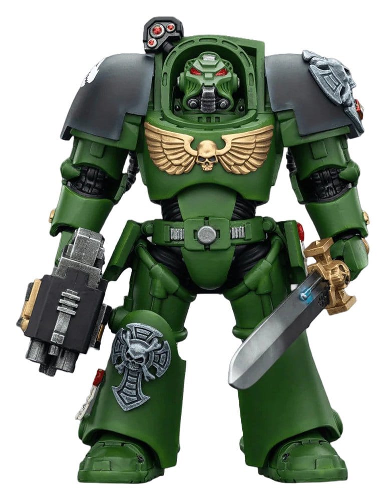 Warhammer 40,000 figurine Salamanders Terminator 1 with Power Sword and Storm Bolter 14 cm