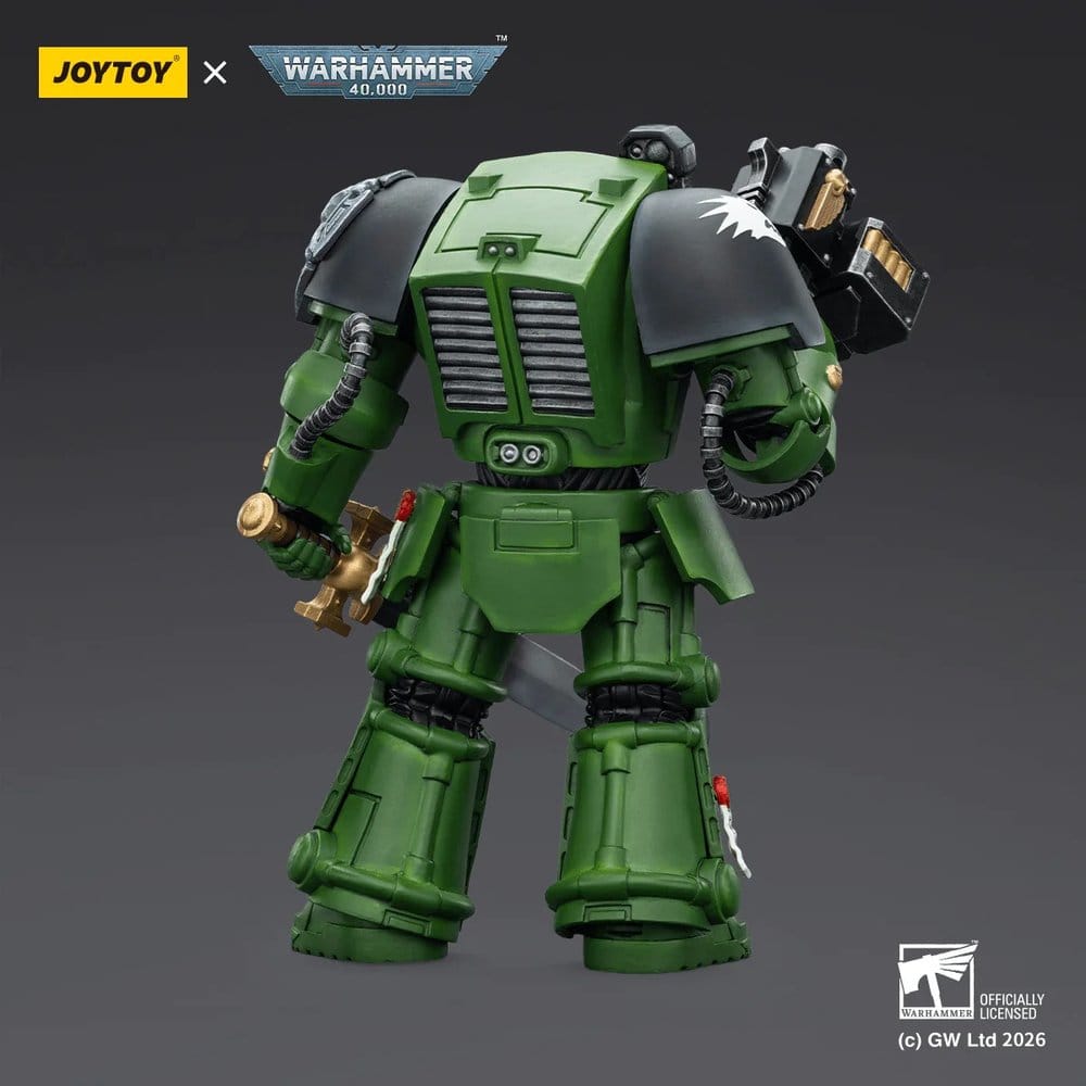 Warhammer 40,000 figurine Salamanders Terminator 1 with Power Sword and Storm Bolter 14 cm