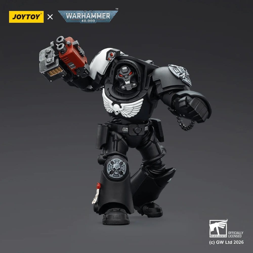 Warhammer 40,000 figurine Raven Guard Terminator 2 with Power Fist and Storm Bolter 14 cm