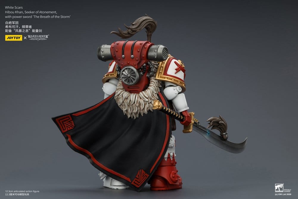 Warhammer The Horus Heresy figurine White Scars Hibou Khan, Seeker of Atonement 12 cm