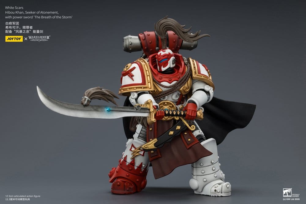 Warhammer The Horus Heresy figurine White Scars Hibou Khan, Seeker of Atonement 12 cm