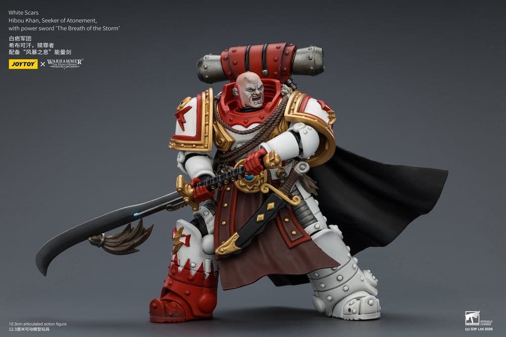 Warhammer The Horus Heresy figurine White Scars Hibou Khan, Seeker of Atonement 12 cm