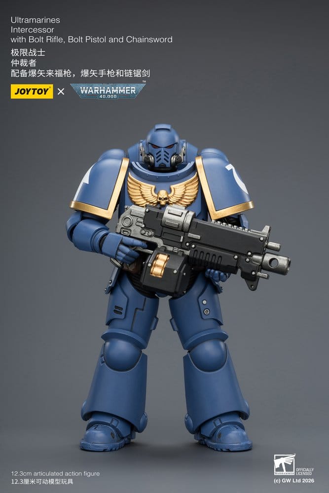 Warhammer 40,000 figurine Ultramarines Intercessor 12 cm