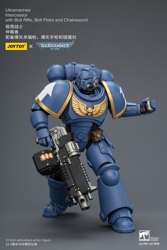 Warhammer 40,000 figurine Ultramarines Intercessor 12 cm