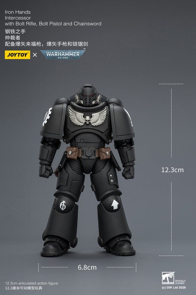 Warhammer 40,000 figurine Iron Hands Intercessor 12 cm