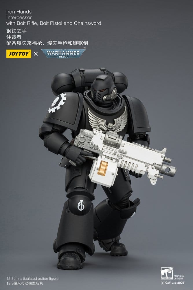 Warhammer 40,000 figurine Iron Hands Intercessor 12 cm