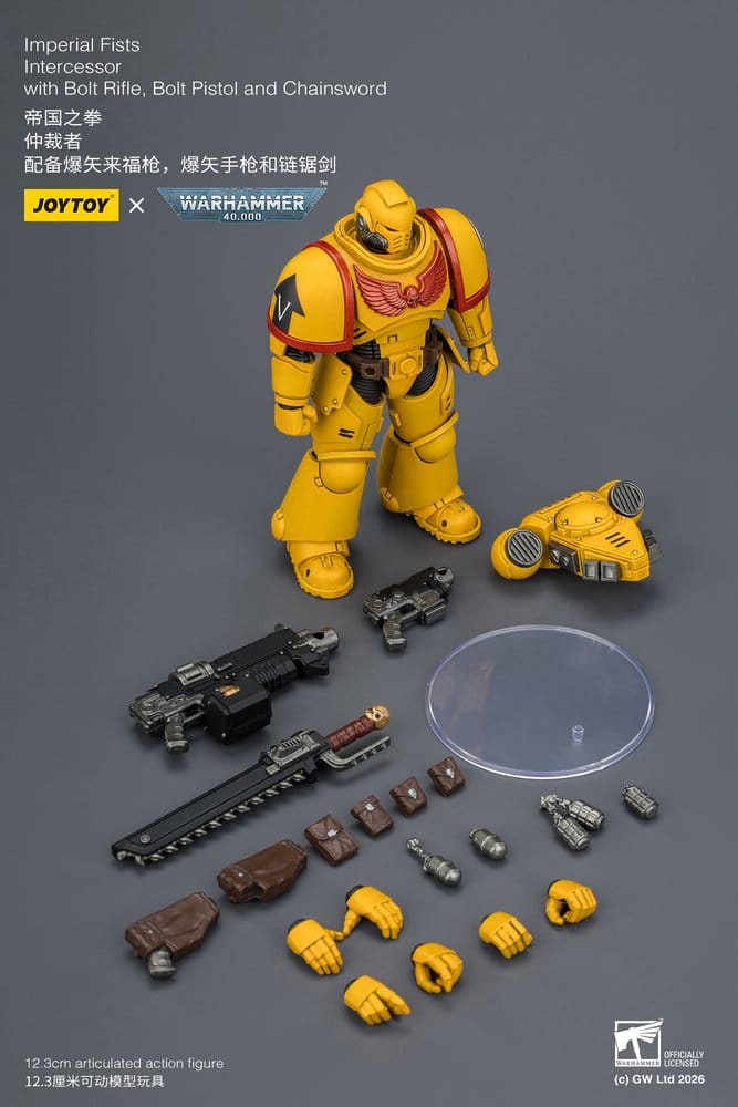 Warhammer 40,000 figurine Imperial Fists Intercessor 12 cm