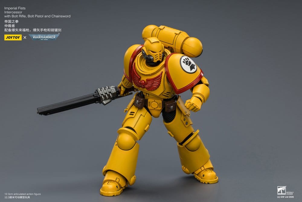 Warhammer 40,000 figurine Imperial Fists Intercessor 12 cm