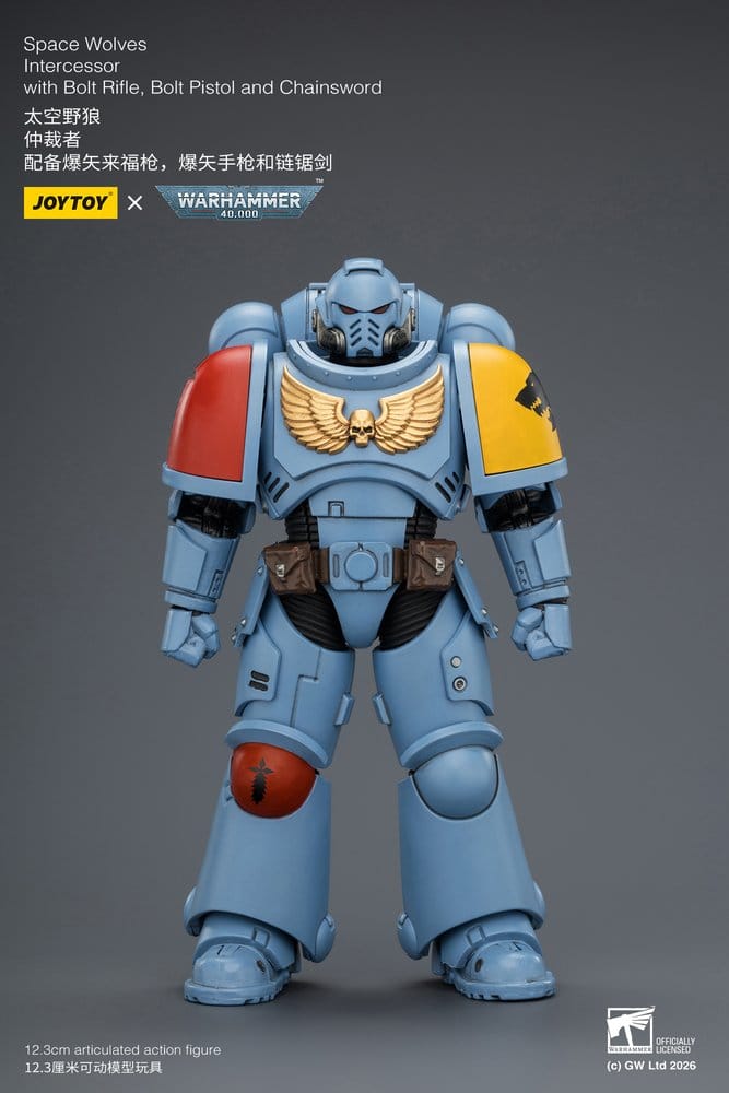 Warhammer 40,000 figurine Space Wolves Intercessor 12 cm