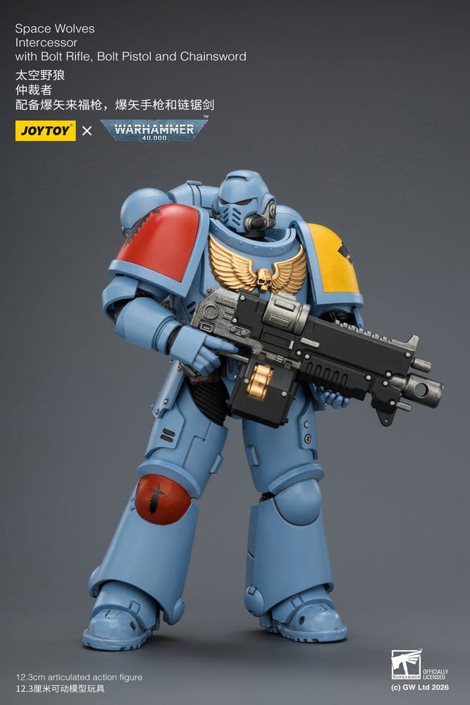 Warhammer 40,000 figurine Space Wolves Intercessor 12 cm