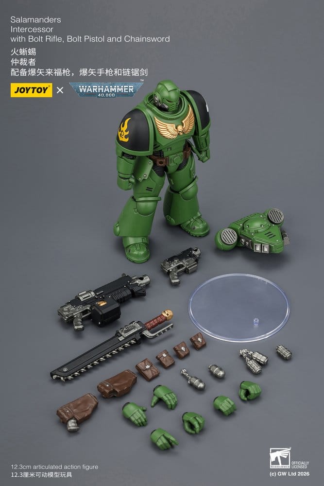 Warhammer 40,000 figurine Salamanders Intercessor 12 cm