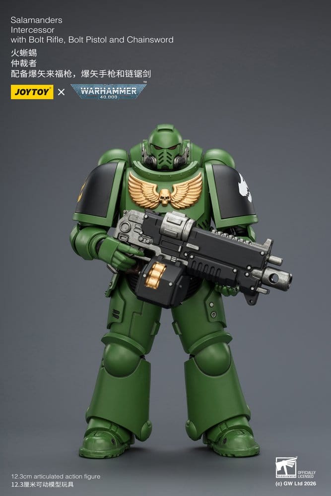 Warhammer 40,000 figurine Salamanders Intercessor 12 cm