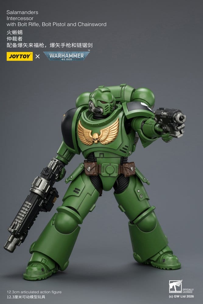 Warhammer 40,000 figurine Salamanders Intercessor 12 cm