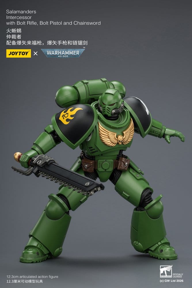 Warhammer 40,000 figurine Salamanders Intercessor 12 cm