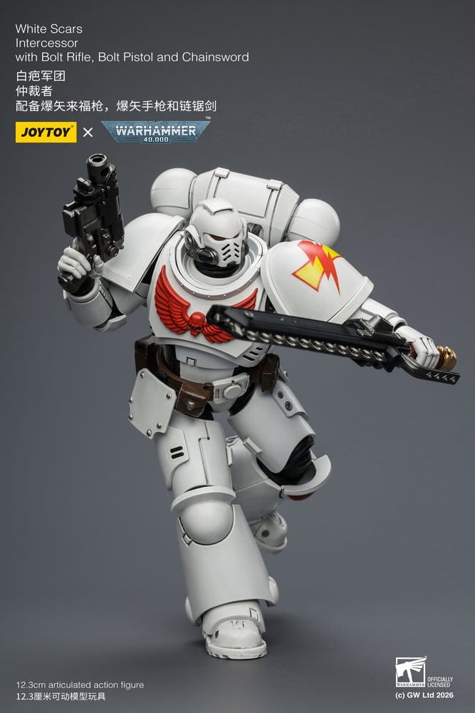 Warhammer 40,000 figurine White Scars Intercessor 12 cm