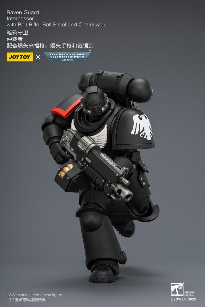 Warhammer 40,000 figurine Raven Guard Intercessor 12 cm