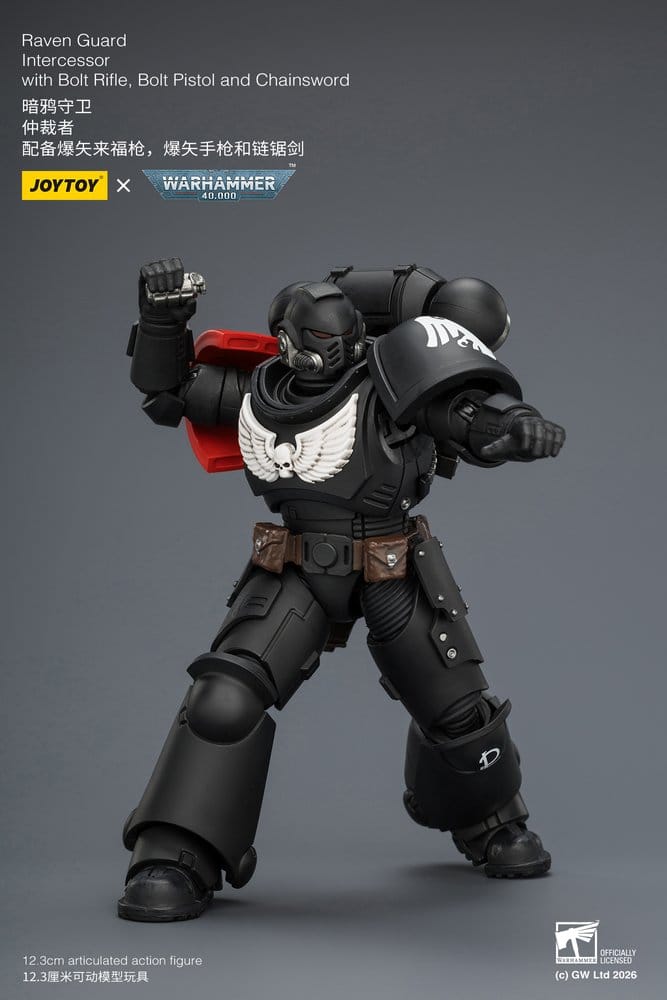 Warhammer 40,000 figurine Raven Guard Intercessor 12 cm