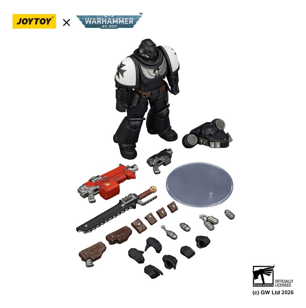 Warhammer 40,000 figurine Black Templars Intercessor 12 cm